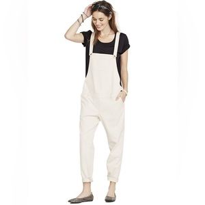 Hatch Collection Maternity Overalls Cotton Twill Size 3 (L)